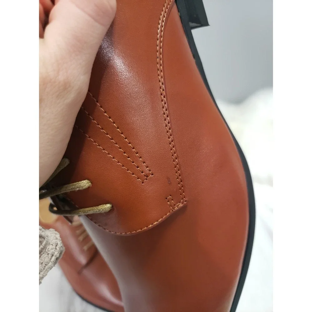 NEW NO BOX SZ 11 Bruno Marc Gordon Snipe Toe Leather-Lined Dress‎ SHOES Oxfords
